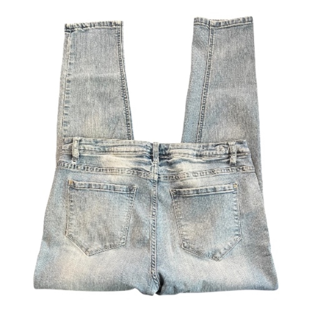 EUC Kensie Effortless ankle mid rise distressed jeans | size 12 - Picture 5 of 9